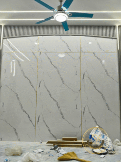 Tấm ốp vân đá PVC